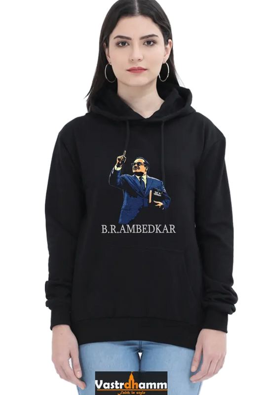 Ambedkar Ideals Hoodie Sweatshirt T-Shirts for Women Vastrdhamm