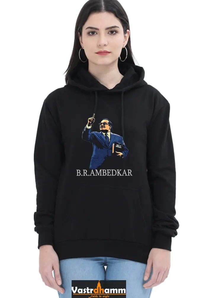 Ambedkar Ideals Hoodie Sweatshirt T-Shirts for Women Vastrdhamm