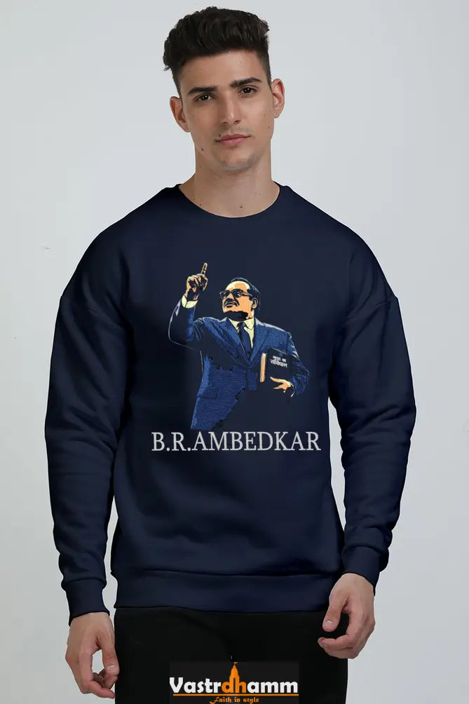 Ambedkar Ideals Oversized Sweatshirt T-Shirts for Men Vastrdhamm