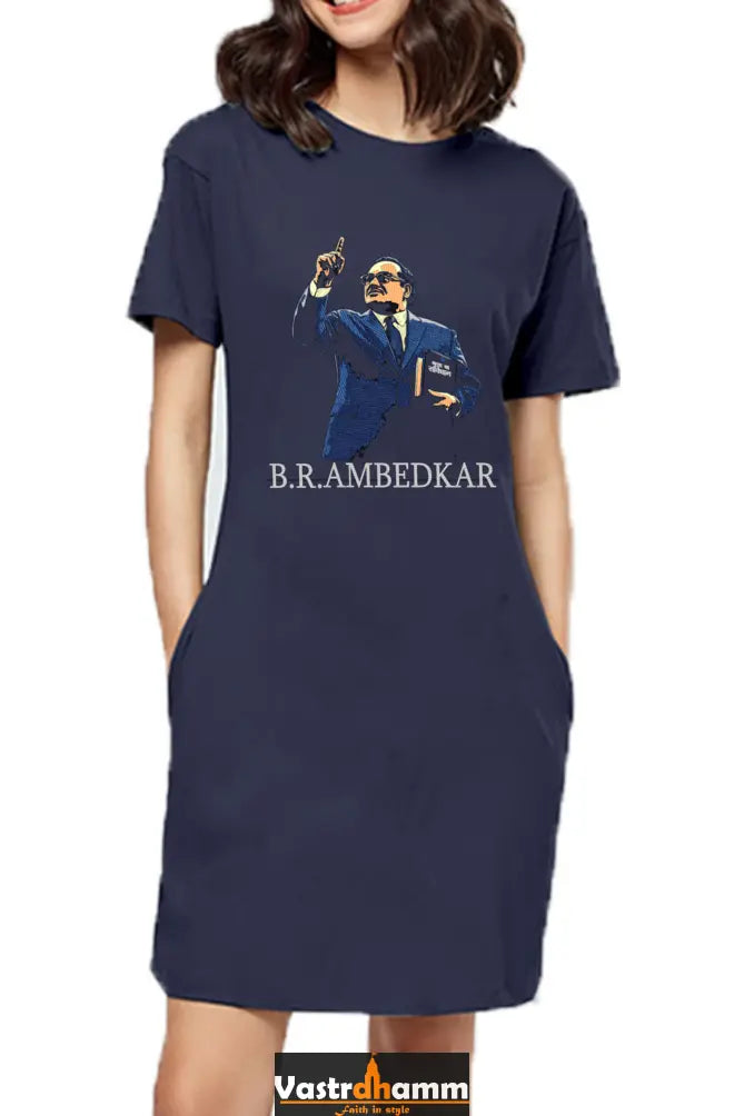 Ambedkar Ideals T-Shirts Dress for Women Vastrdhamm