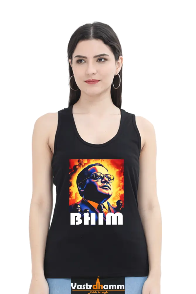 Ambedkar Inspiration Tank Top T-Shirts for Women Vastrdhamm