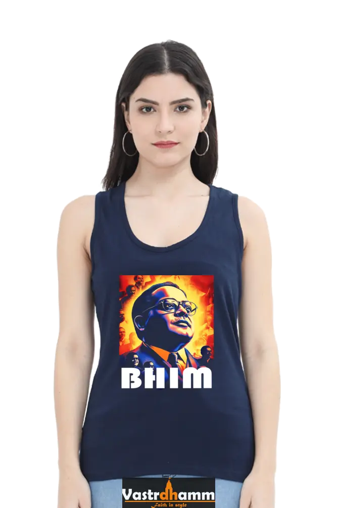 Ambedkar Inspiration Tank Top T-Shirts for Women Vastrdhamm