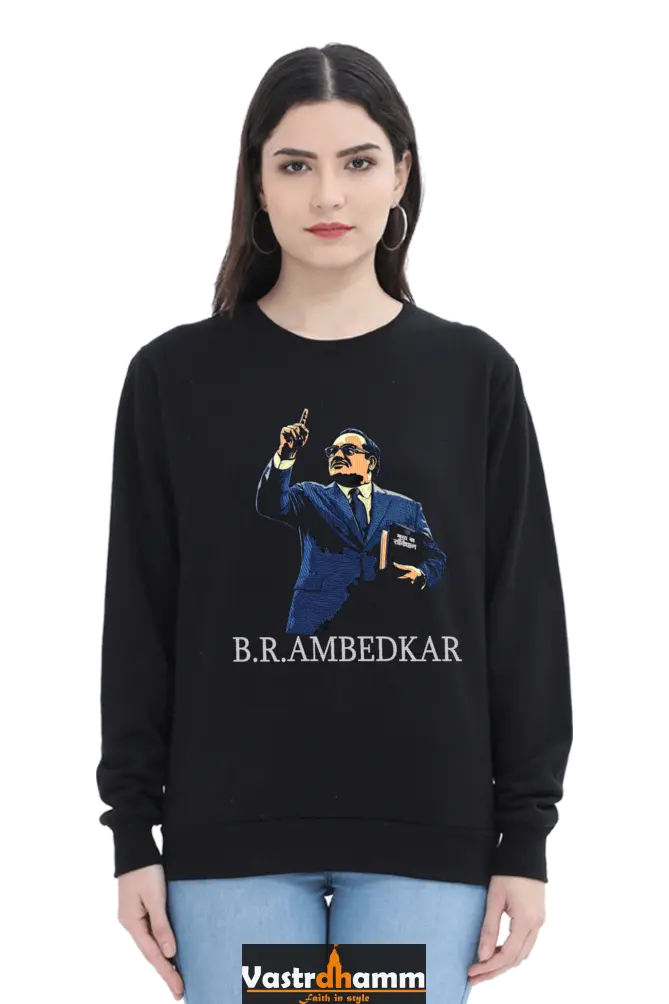 Ambedkar Ji Advocate Sweatshirt T-Shirts for Women Vastrdhamm