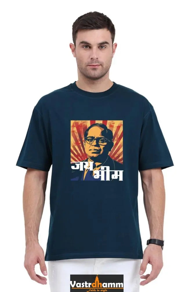 Ambedkar Vision Oversized Classic T-Shirts for Men Vastrdhamm