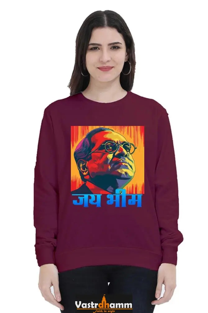 Ambedkar Vision Sweatshirt T-Shirts for Women Vastrdhamm