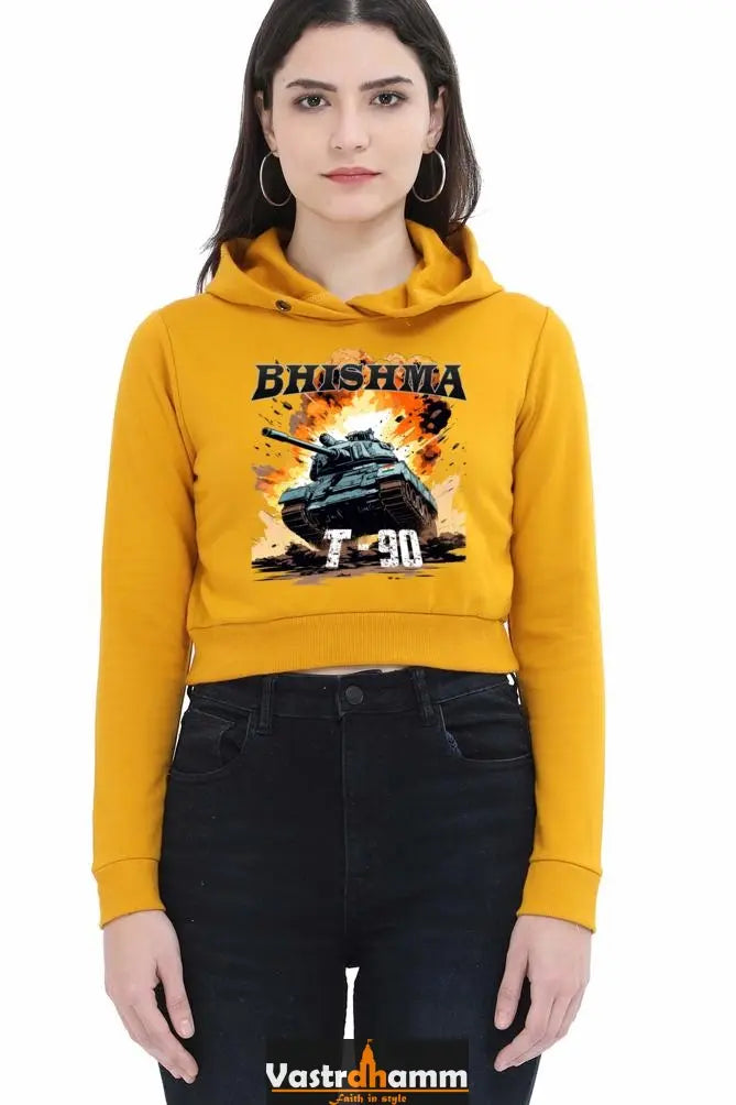 Bhishma T-90 Pride Crop Hoodies for Women Vastrdhamm