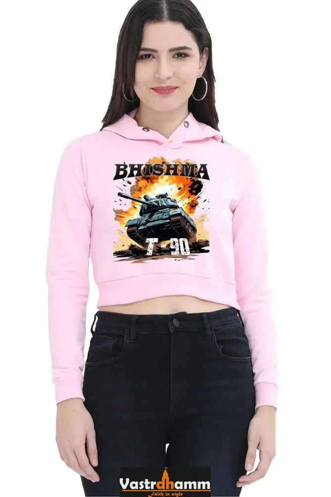 Bhishma T-90 Pride Crop Hoodies for Women Vastrdhamm