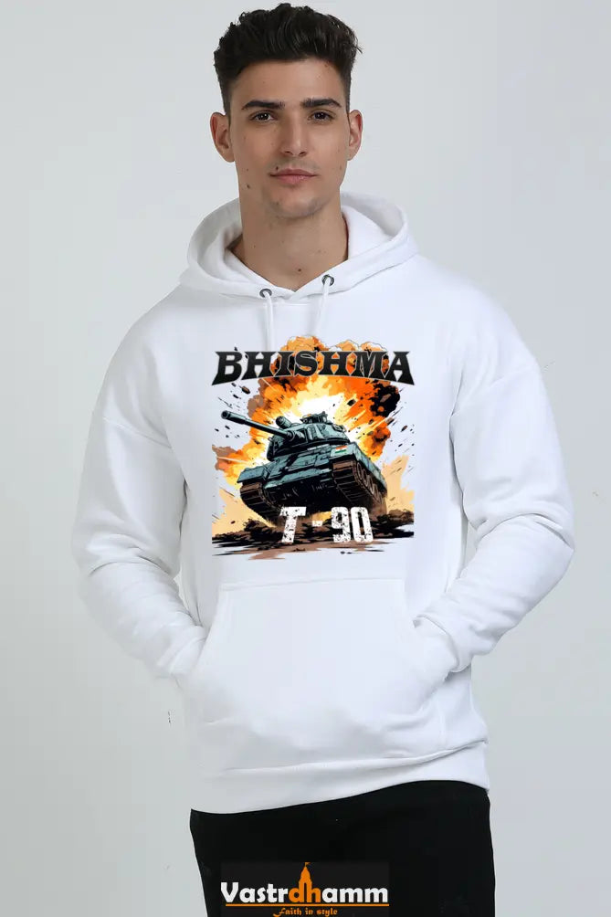 Bhishma T-90 Pride Oversized Hooded Sweatshirt T-Shirts  for Men Vastrdhamm