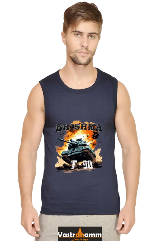 Bhishma T-90 Pride Round Neck Sleeveless T-Shirts  for Men Vastrdhamm