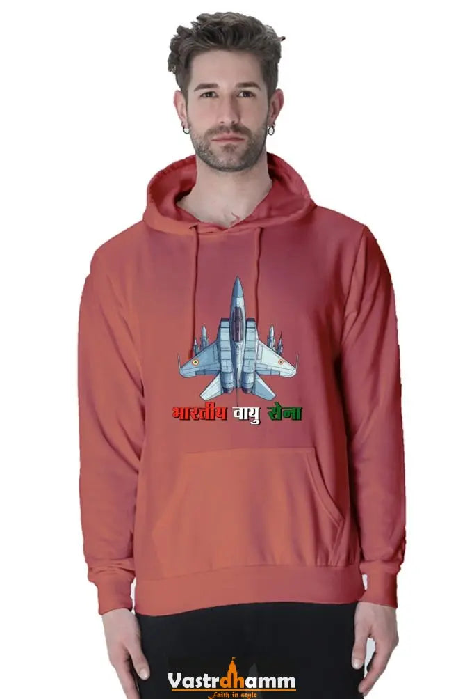 Blue Sky Defenders Indian Air Force. Hoodie Sweatshirt T-Shirts for Men Vastrdhamm