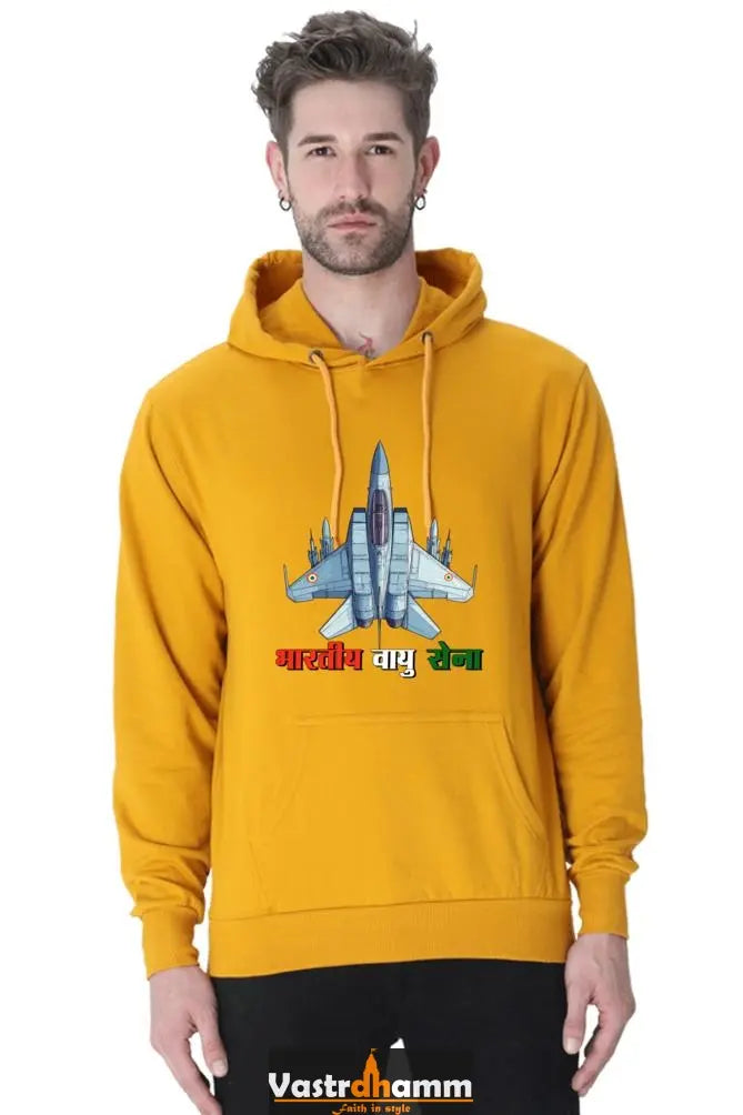 Blue Sky Defenders Indian Air Force. Hoodie Sweatshirt T-Shirts for Men Vastrdhamm