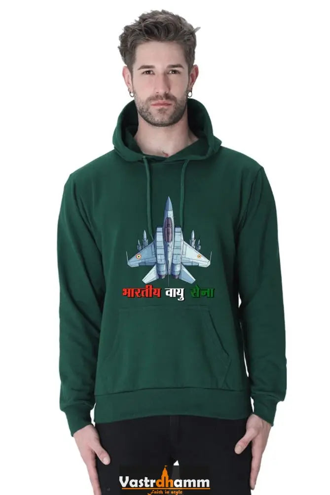 Blue Sky Defenders Indian Air Force. Hoodie Sweatshirt T-Shirts for Men Vastrdhamm