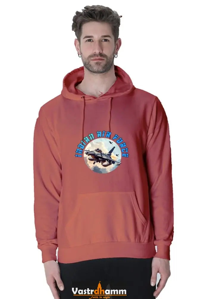 Blue Sky Defenders Indian Air Force. Hoodie Sweatshirt T-Shirts for Men Vastrdhamm