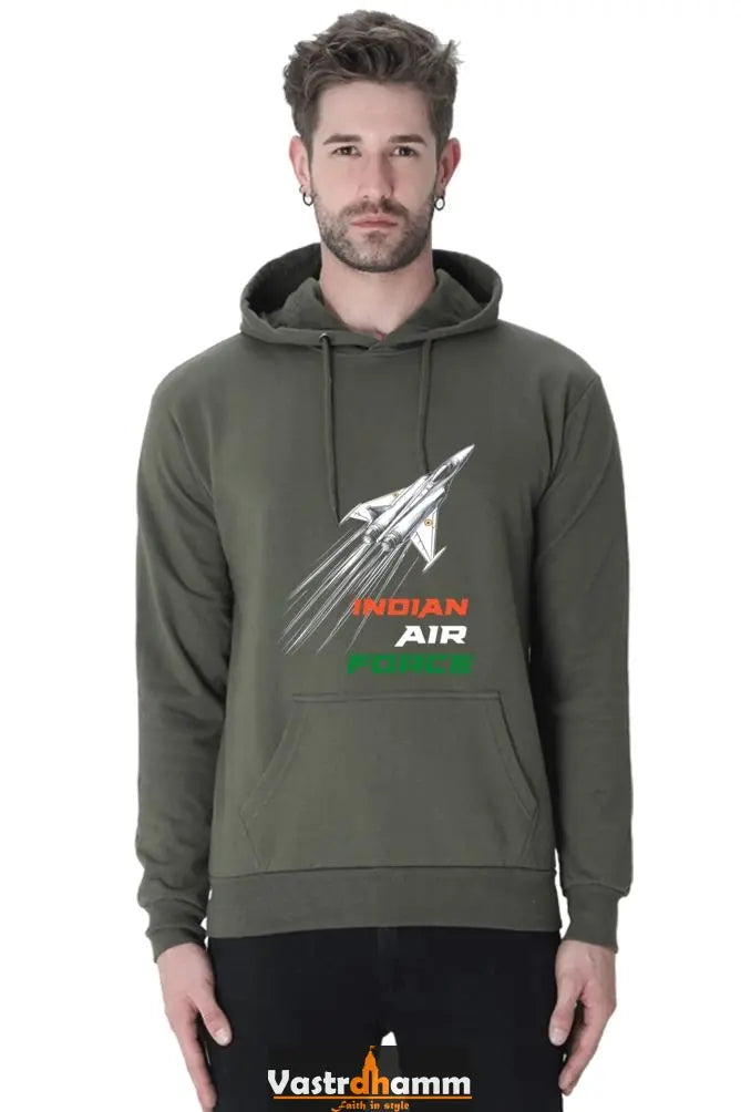 Blue Sky Defenders Indian Air Force. Hoodie Sweatshirt T-Shirts for Men Vastrdhamm