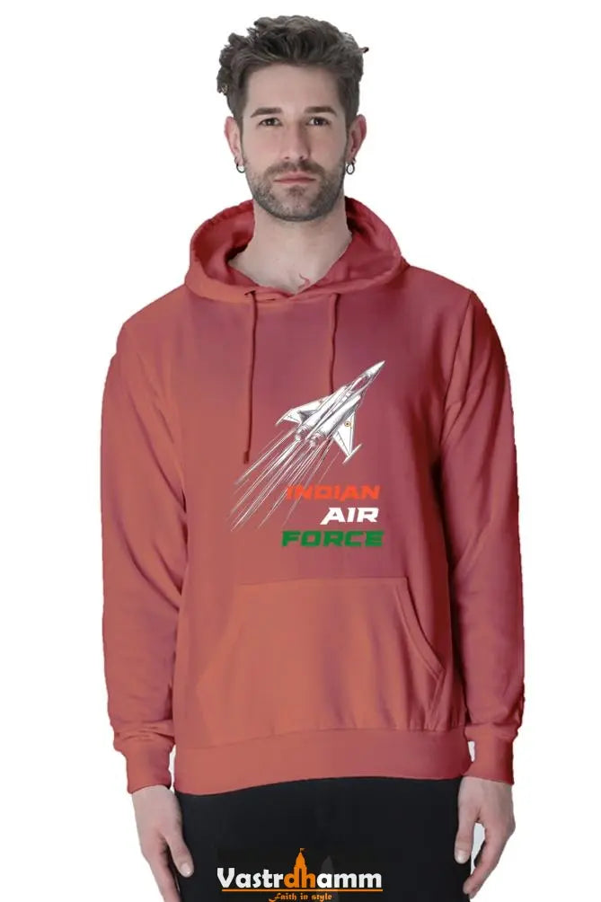 Blue Sky Defenders Indian Air Force. Hoodie Sweatshirt T-Shirts for Men Vastrdhamm