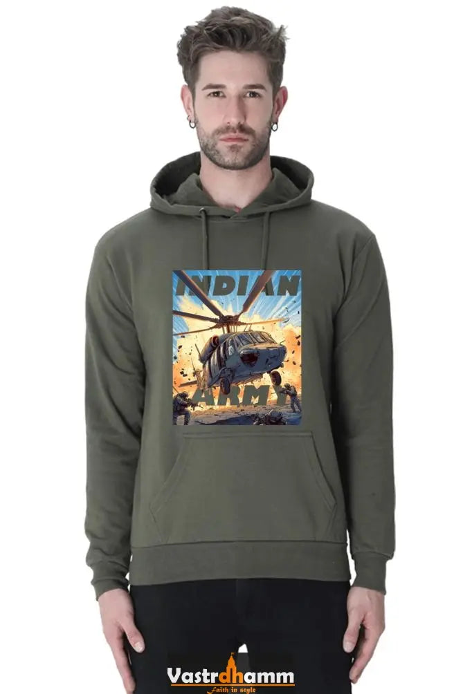 Blue Sky Defenders Indian Air Force. Hoodie Sweatshirt T-Shirts for Men Vastrdhamm