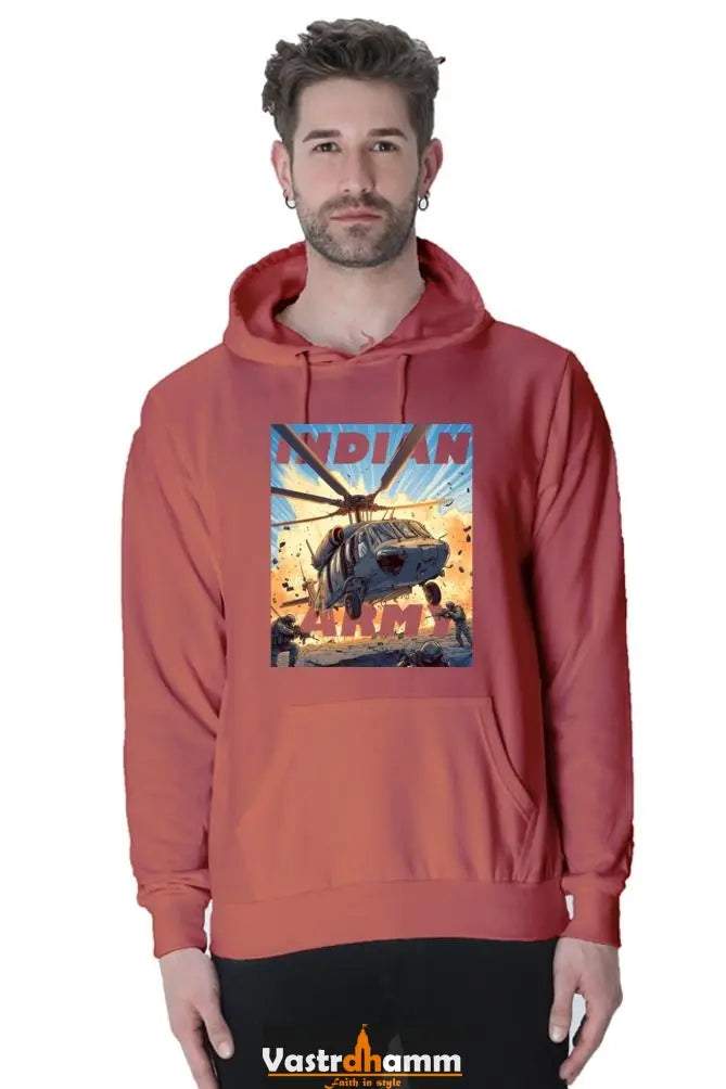 Blue Sky Defenders Indian Air Force. Hoodie Sweatshirt T-Shirts for Men Vastrdhamm