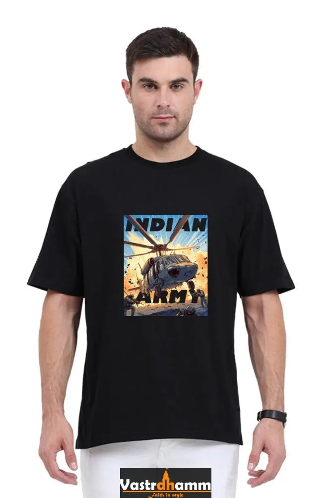 Blue Sky Defenders Indian Air Force. Oversized Classic T-Shirts  for Men Vastrdhamm