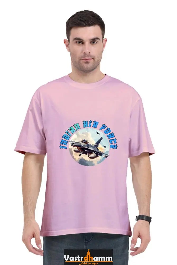 Blue Sky Defenders Indian Air Force. Oversized Classic T-Shirts  for Men Vastrdhamm