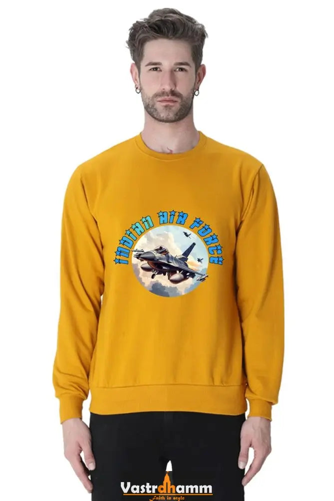 Blue Sky Defenders Indian Air Force. Sweatshirt T-Shirts for Men Vastrdhamm