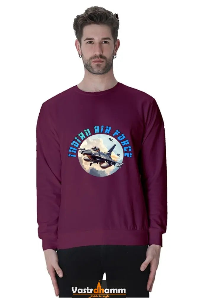 Blue Sky Defenders Indian Air Force. Sweatshirt T-Shirts for Men Vastrdhamm