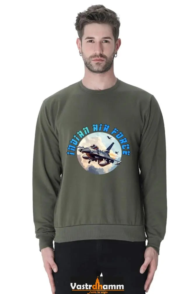 Blue Sky Defenders Indian Air Force. Sweatshirt T-Shirts for Men Vastrdhamm