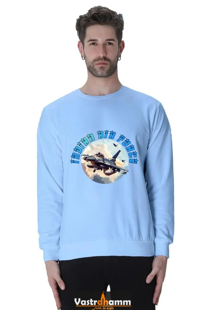 Blue Sky Defenders Indian Air Force. Sweatshirt T-Shirts for Men Vastrdhamm