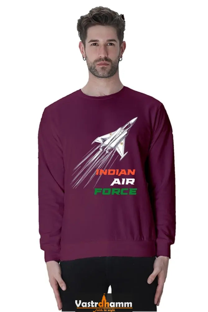 Blue Sky Defenders Indian Air Force. Sweatshirt T-Shirts for Men Vastrdhamm