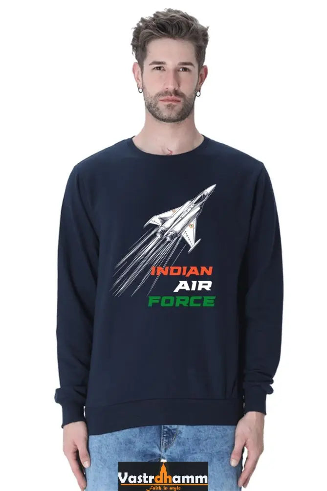 Blue Sky Defenders Indian Air Force. Sweatshirt T-Shirts for Men Vastrdhamm