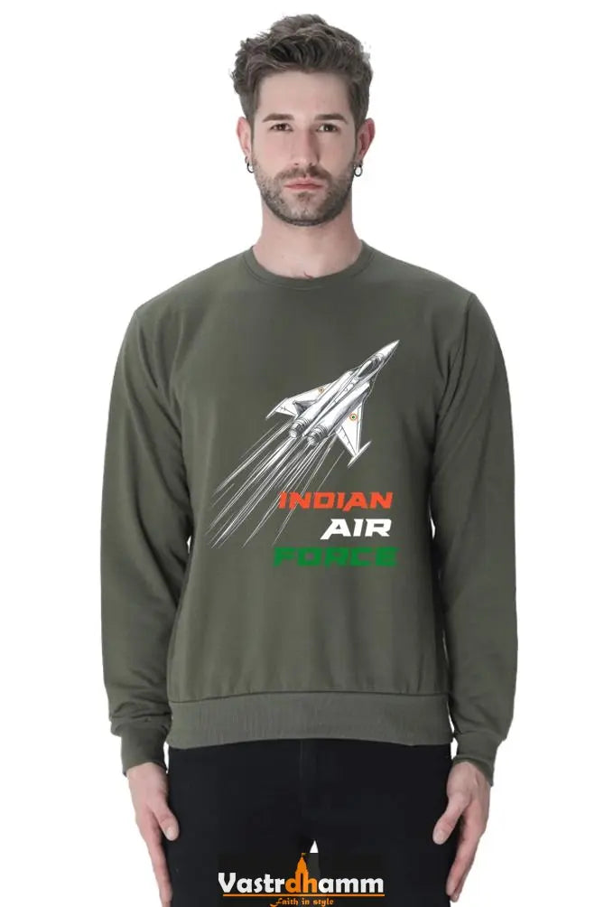 Blue Sky Defenders Indian Air Force. Sweatshirt T-Shirts for Men Vastrdhamm