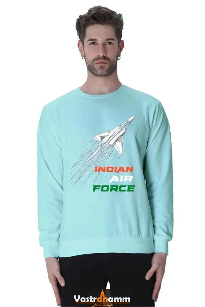 Blue Sky Defenders Indian Air Force. Sweatshirt T-Shirts for Men Vastrdhamm