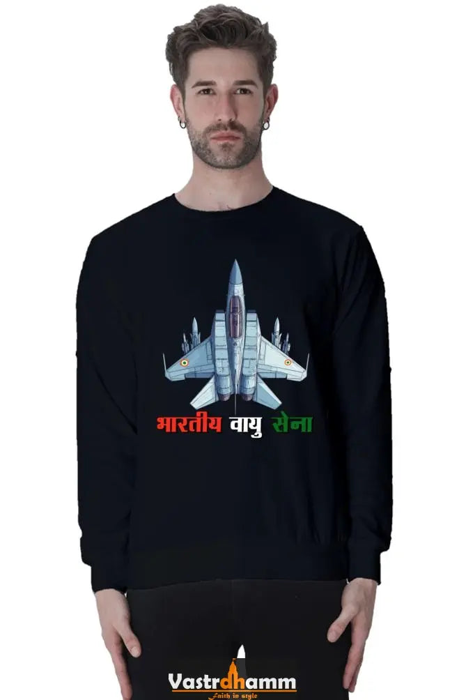 Blue Sky Defenders Indian Air Force. Sweatshirt T-Shirts for Men Vastrdhamm