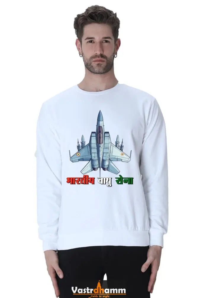 Blue Sky Defenders Indian Air Force. Sweatshirt T-Shirts for Men Vastrdhamm