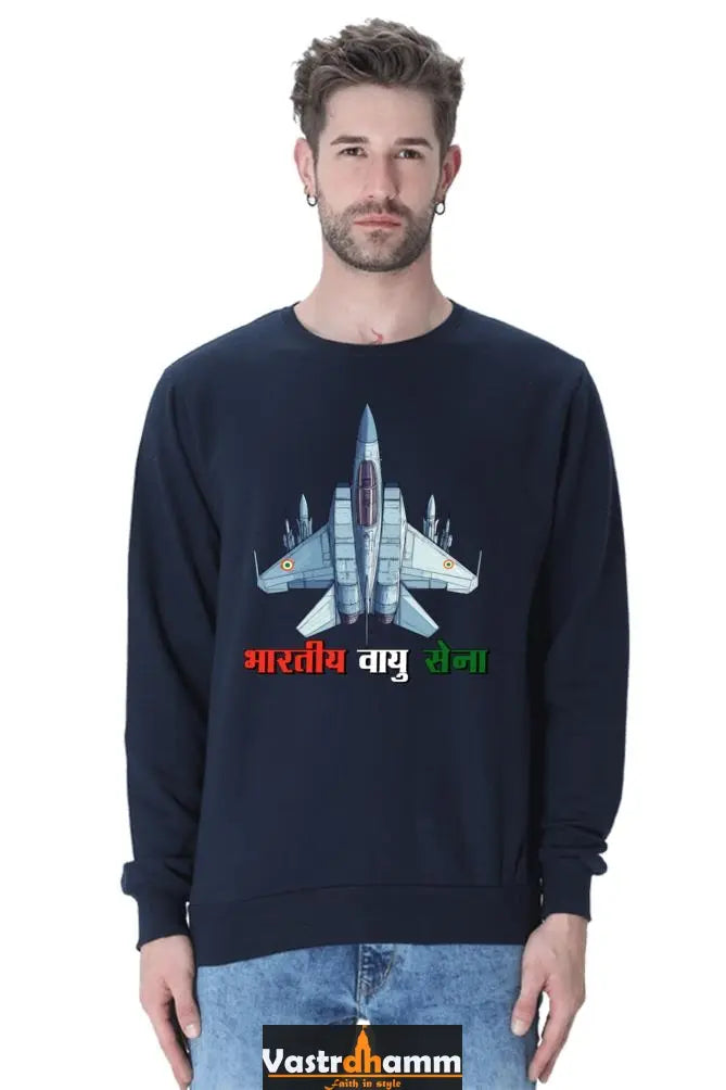 Blue Sky Defenders Indian Air Force. Sweatshirt T-Shirts for Men Vastrdhamm