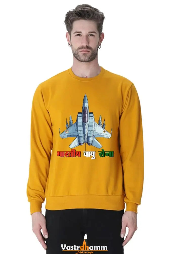 Blue Sky Defenders Indian Air Force. Sweatshirt T-Shirts for Men Vastrdhamm