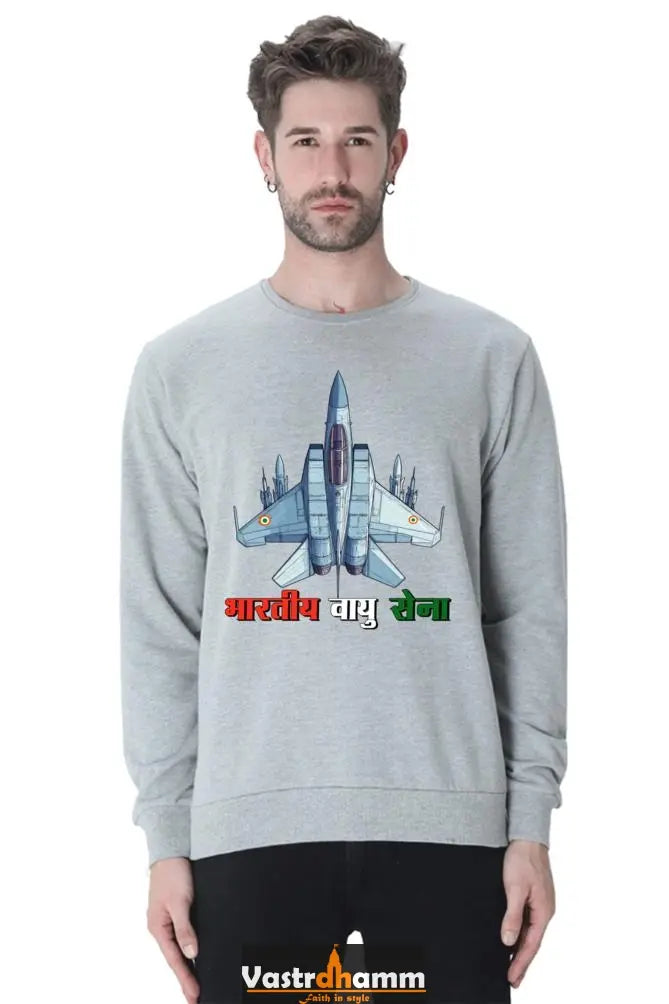 Blue Sky Defenders Indian Air Force. Sweatshirt T-Shirts for Men Vastrdhamm