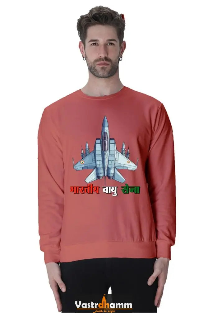 Blue Sky Defenders Indian Air Force. Sweatshirt T-Shirts for Men Vastrdhamm