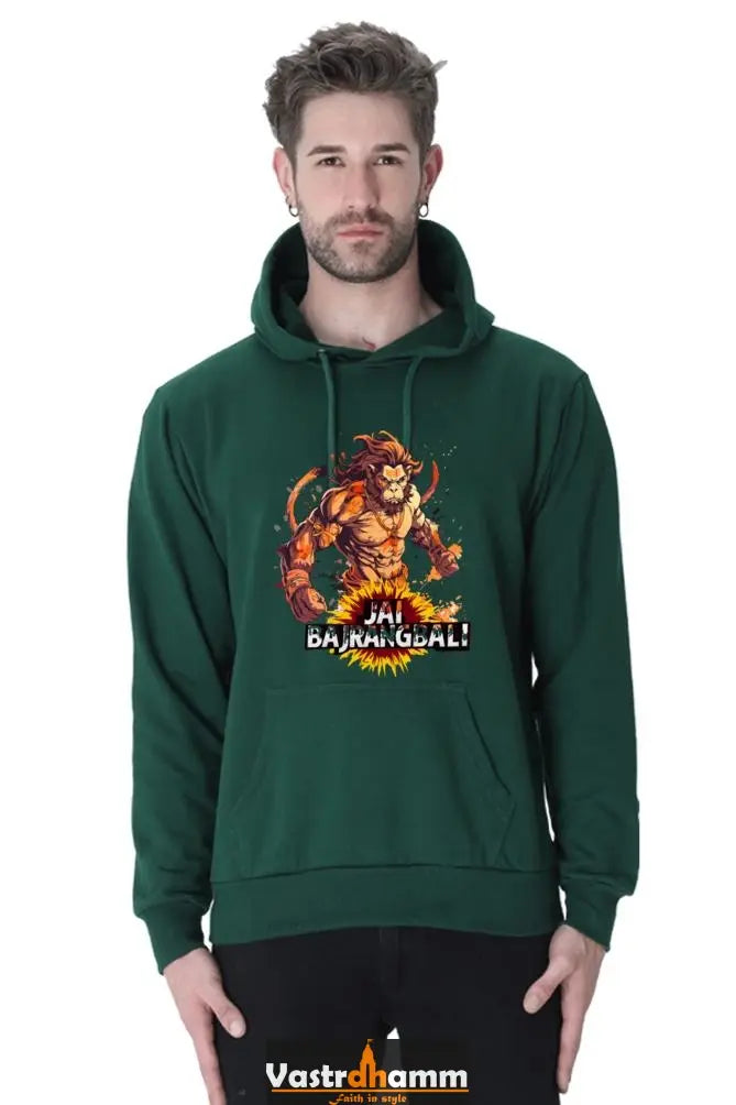 Brave Hanuman Ji Hoodie Sweatshirt Vastrdhamm