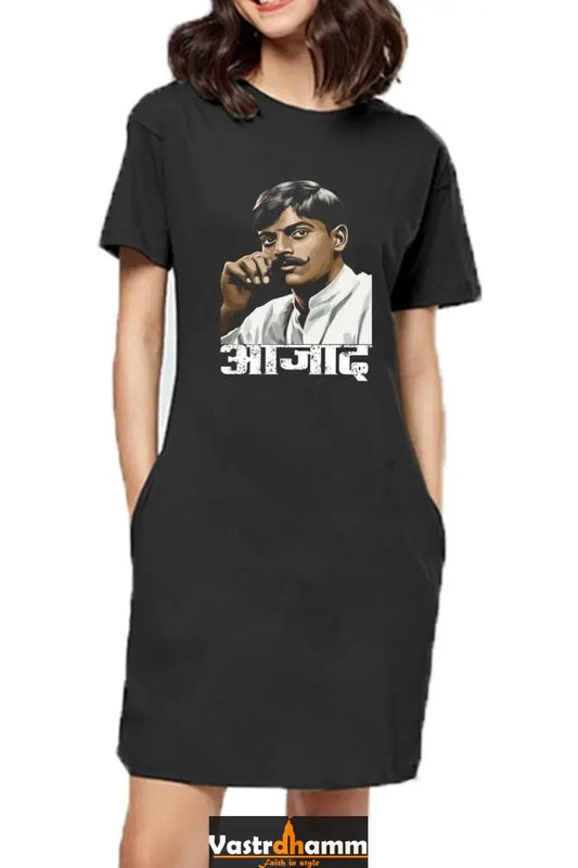 Chandra Shekhar Azad CourageT-Shirts Dress for Women Vastrdhamm