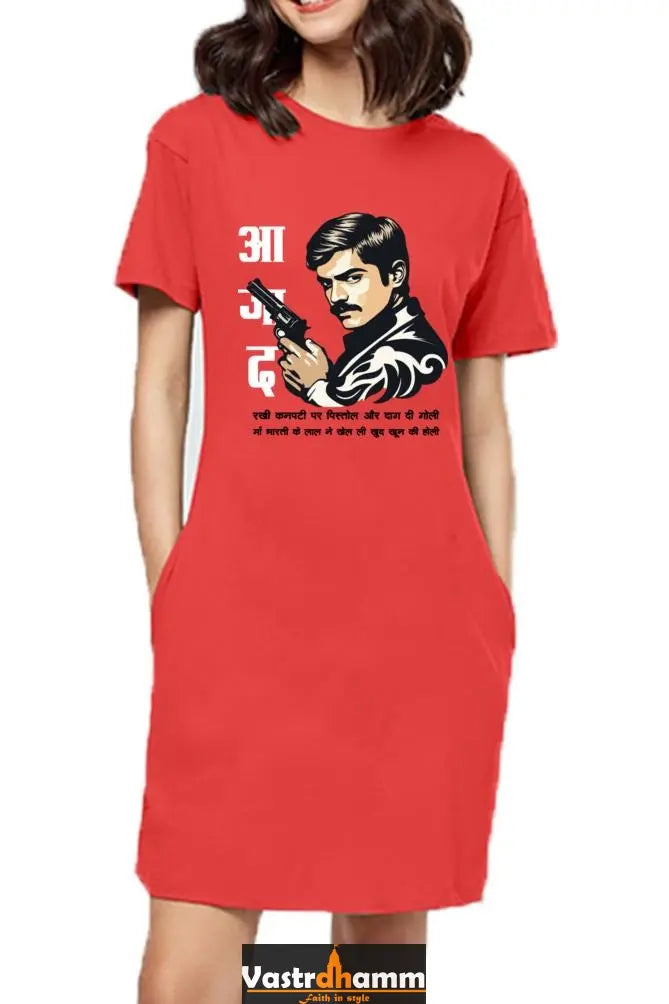 Chandra Shekhar Azad LegacyT-Shirts Dress for Women Vastrdhamm