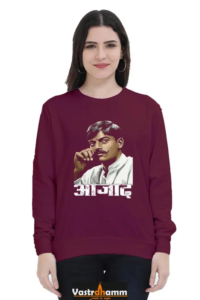 Chandra Shekhar Azad SpiritSweatshirt T-Shirts for Women Vastrdhamm