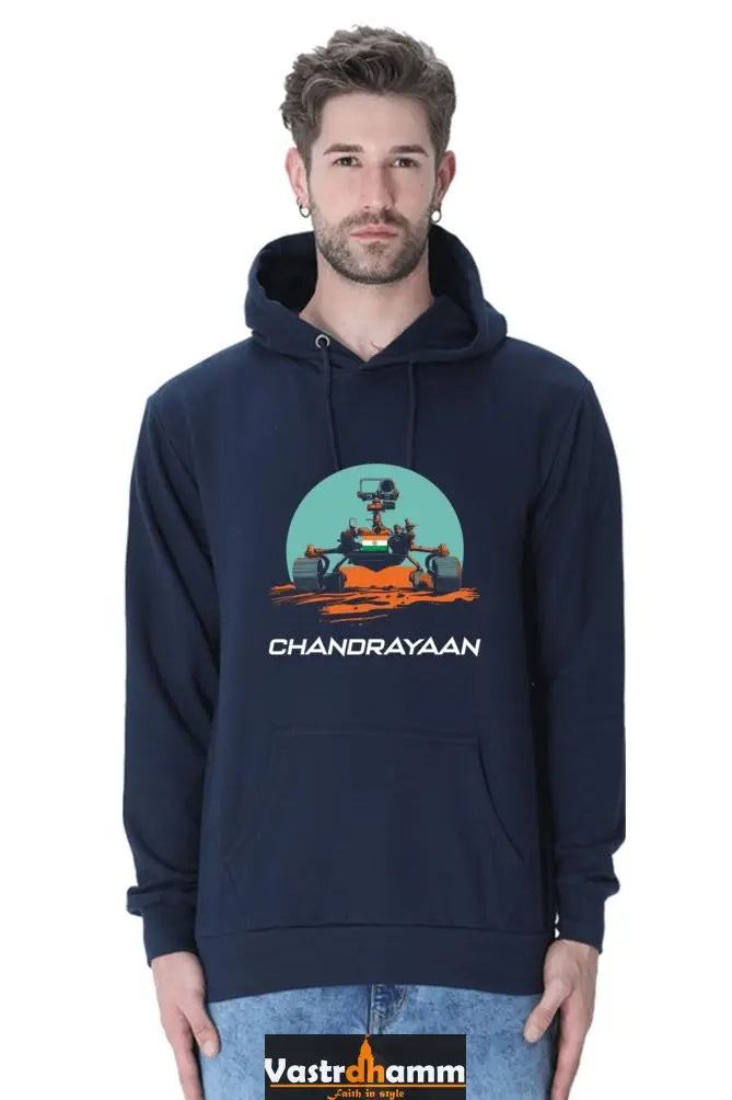 Chandrayaan Mission Explorer Hoodie Sweatshirt T-Shirts for Men Vastrdhamm