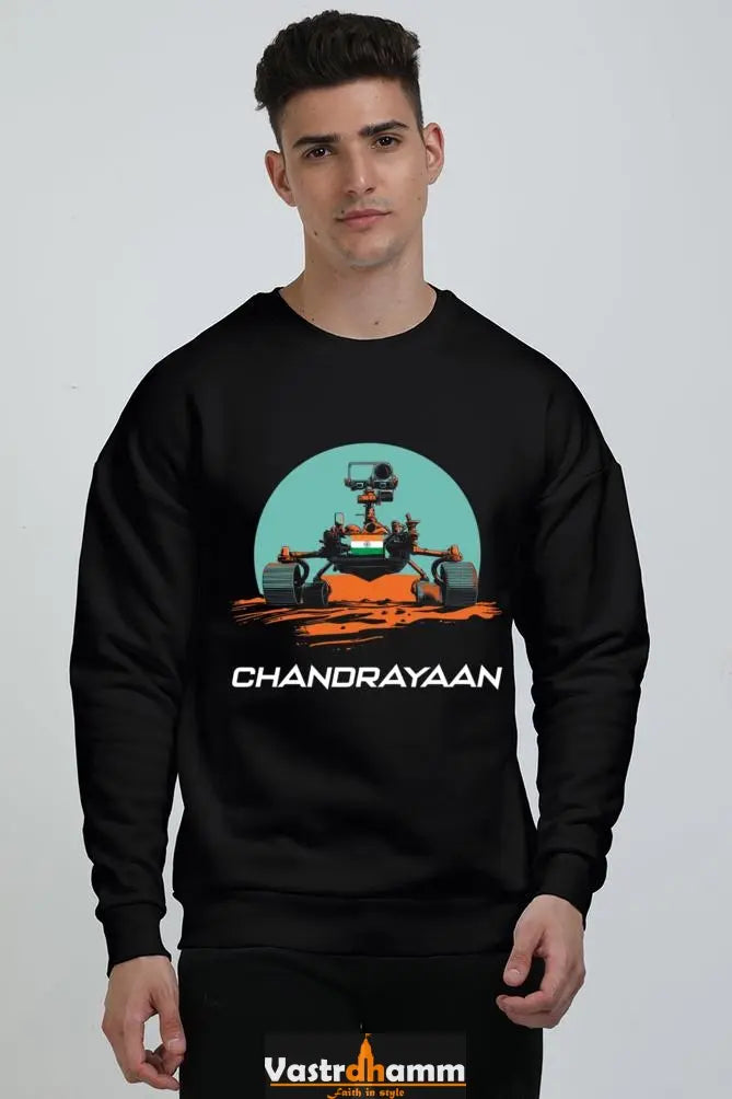 Chandrayaan Mission Explorer Oversized Sweatshirt T-Shirts for Men Vastrdhamm