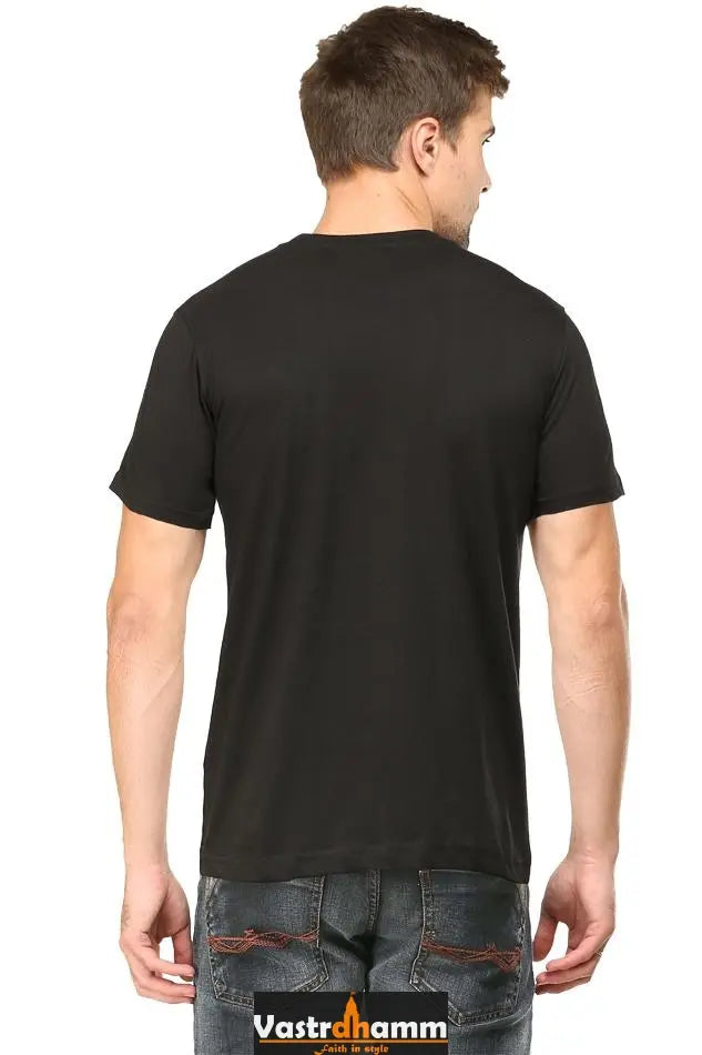 Chandrayaan Mission Explorer Round Neck Half Sleeve Classic T-Shirts for Men Vastrdhamm