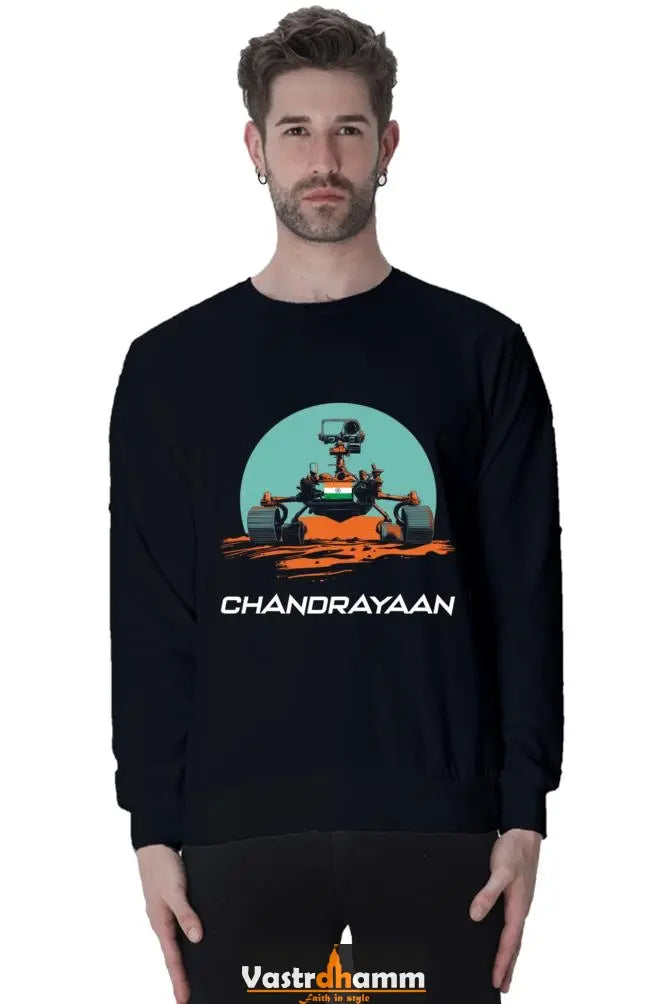 Chandrayaan Mission Explorer Sweatshirt T-Shirts for Men Vastrdhamm