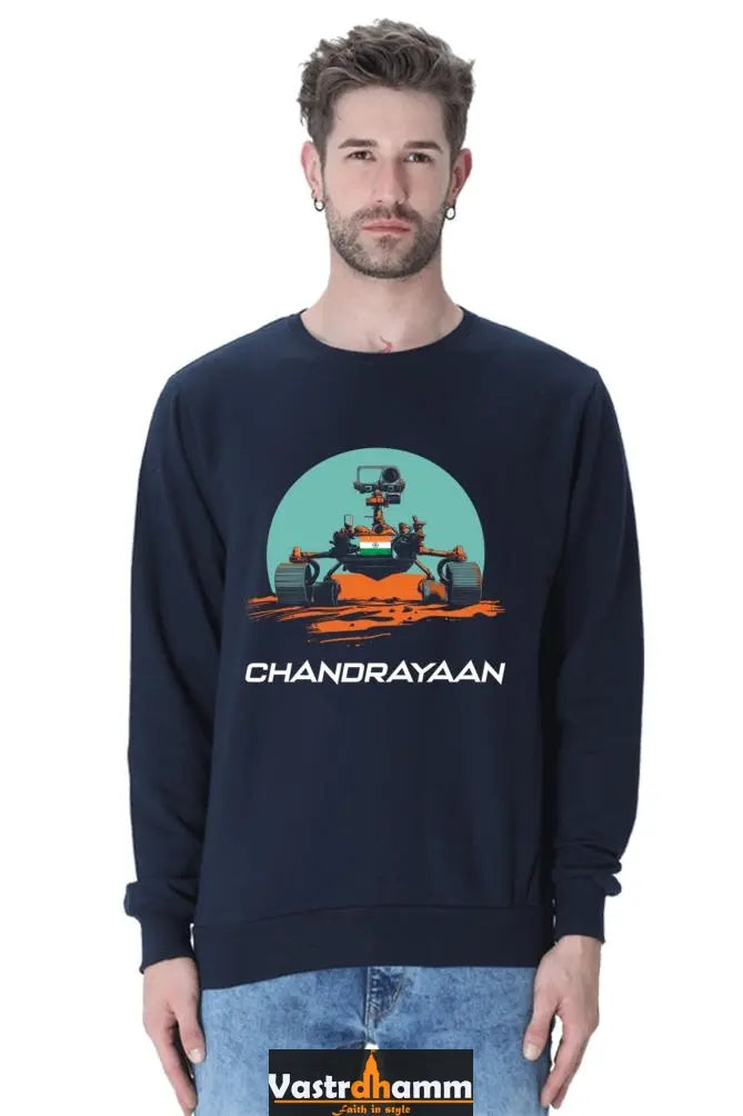 Chandrayaan Mission Explorer Sweatshirt T-Shirts for Men Vastrdhamm