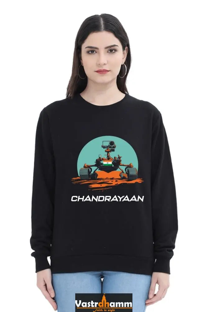 Chandrayaan Mission Explorer Sweatshirt T-Shirts for Women Vastrdhamm