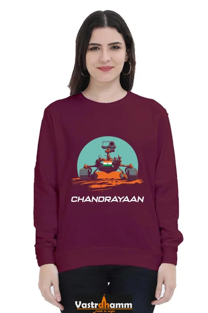 Chandrayaan Mission Explorer Sweatshirt T-Shirts for Women Vastrdhamm