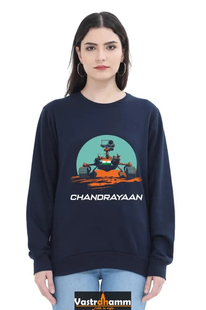 Chandrayaan Mission Explorer Sweatshirt T-Shirts for Women Vastrdhamm