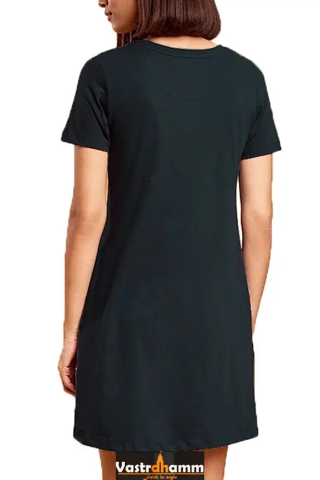 Chandrayaan Mission Explorer T-Shirts Dress for Women Vastrdhamm